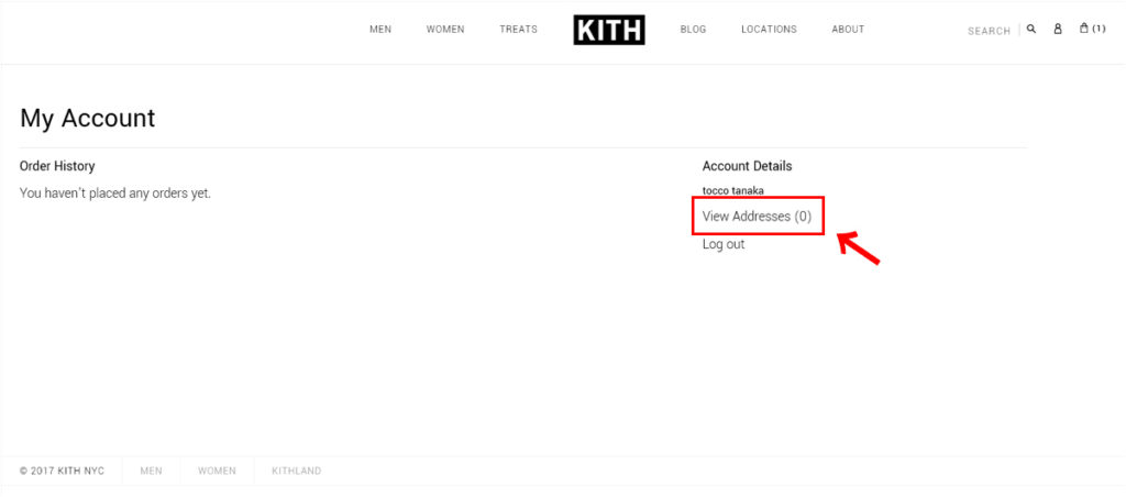 KITHオンライン購入方法